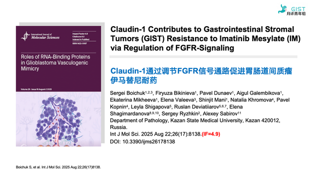 Pubmed GIST文献月评106期（Sep 2025）