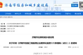 济南市住房和城乡建设局关于印发《济南市加强工程监理企业差异化监管十六条措施（试行）》的通知图片