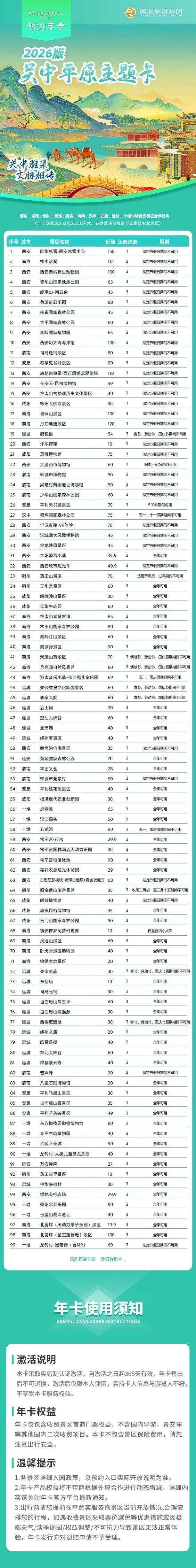 畅游年卡上新！解锁2026全年精彩，省钱又省心