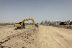 民勤县红砂岗镇2025年生态及地灾搬迁项目开工建设图片