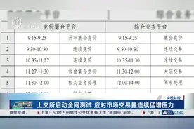 上交所启动全网测试 应对市场交易量连续猛增压力