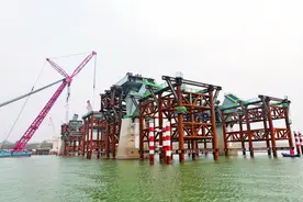 湘潭下摄司大桥11月底有望主桥合龙图片