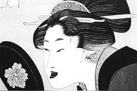 曾流行“黑齿白面”，日本人一直追求美白图片