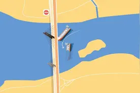 佛山九江大桥附近沉船初步原因公布：洪水导致船员操作失当图片