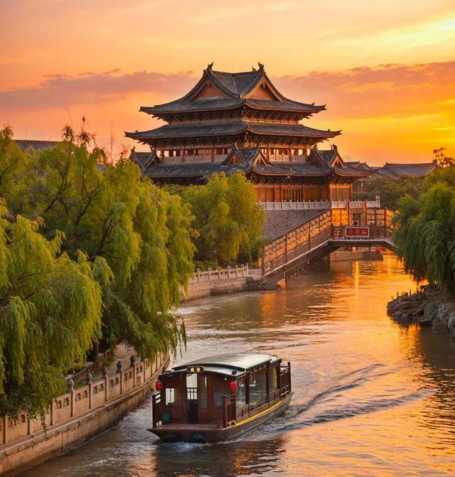冬游开封必看！汴河游船三大航线+船型指南~