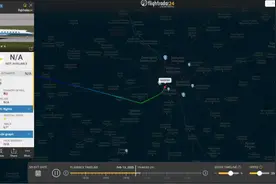 非常罕见！一架美国军机飞抵莫斯科图片