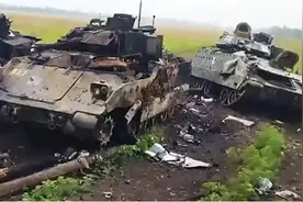 俄媒爆：俄军在缴获的美援乌步兵战车中，发现一张美国陆军最大训练基地的地图图片