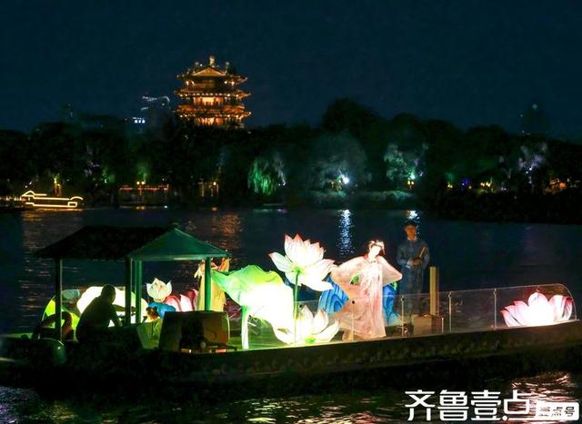壹点号·秀山东|泉城夜游好去处!大明湖画船演艺焕新回归醉游人