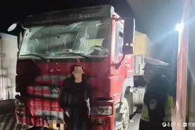 核载49吨实载近130吨，东阿交警严肃查处“百吨王”图片