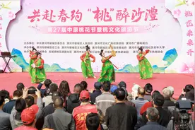 漯河市郾城区：千亩桃林绽放“致富花”图片