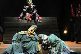 融合池州傩戏元素，中国国家话剧院剧作《兰陵王》于合肥上演图片