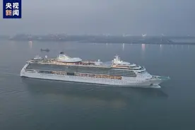 超长航线邮轮停靠天津，近2000名美加等国游客开启京津游图片