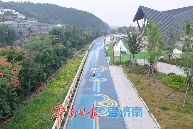 一年四季 泉在济南丨骑行道穿上“彩衣”，济南最美旅游公路颜值爆表