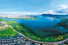 融创滇池后海绿道图片
