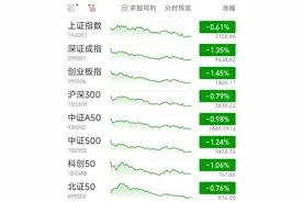 沪指收跌0.61% 全市场逾4200股飘绿图片