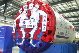 “双精一号”下线！国产盾构机首次出口所罗门群岛图片