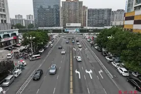 从广安大街可以往和平路左转啦！图片