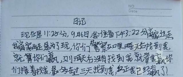 来自10岁女孩的“挑战书”：“我走了，只给你们48小时破案！”