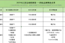 赞助顶流苏超，还得是“江苏孩子”？图片