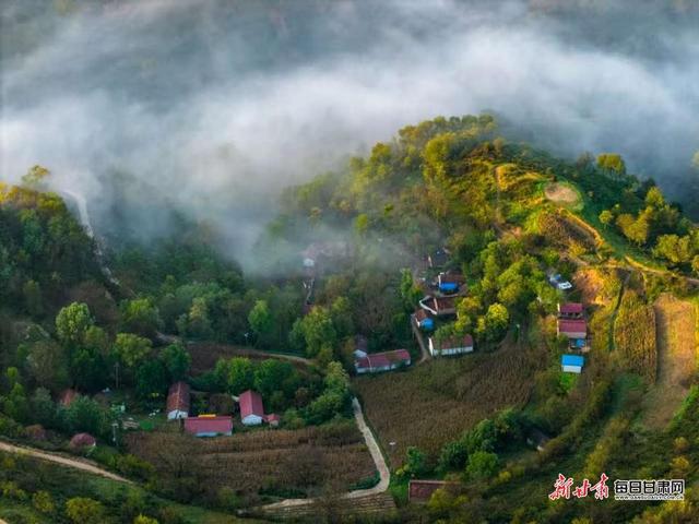 华亭关山多彩林海 解锁陇东最浓秋意