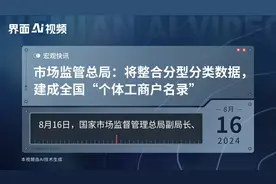 市场监管总局：将整合分型分类数据，建成全国“个体工商户名录”视频封面