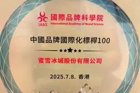 首届世界品牌大会在香港举行，蜜雪冰城入选“中国品牌国际化标杆100”图片