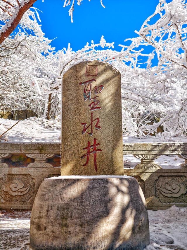 岱宗披霜缟 冰韵醉人间