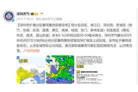 暴雨黄色预警！深圳机场航班延误，广铁部分列车停运图片