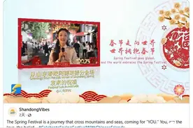 2025山东春晚海外“出圈”引发广泛关注图片