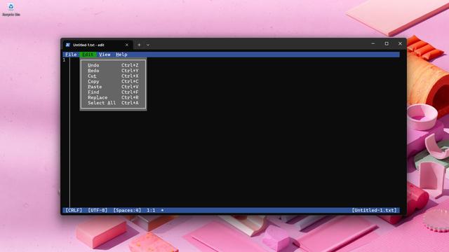 微软官宣未来 Win11 将预装命令行编辑器 Edit