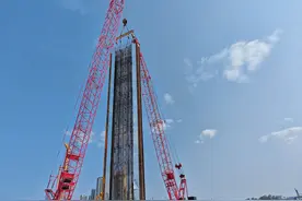 南沙“地下蛟龙”奠定基础，横沥岛跨江通道三期地连墙正式施工图片
