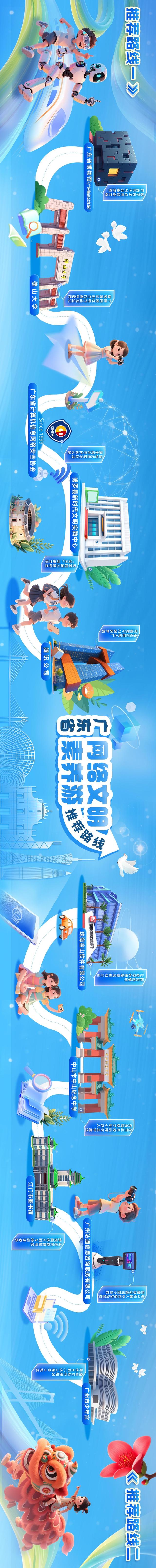 广东网络文明素养游推荐路线发布！科技文化边走边学提升素养