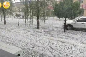 陕西一地突降冰雹！西安高温回归，下一轮降雨降温时间确定图片