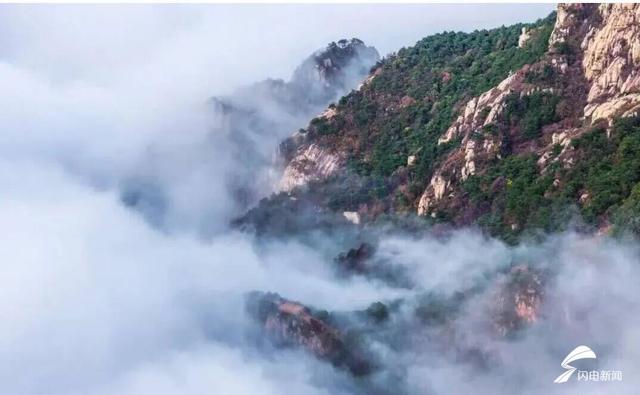 组图丨岱宗秋深 云涛漫染“仙”气十足