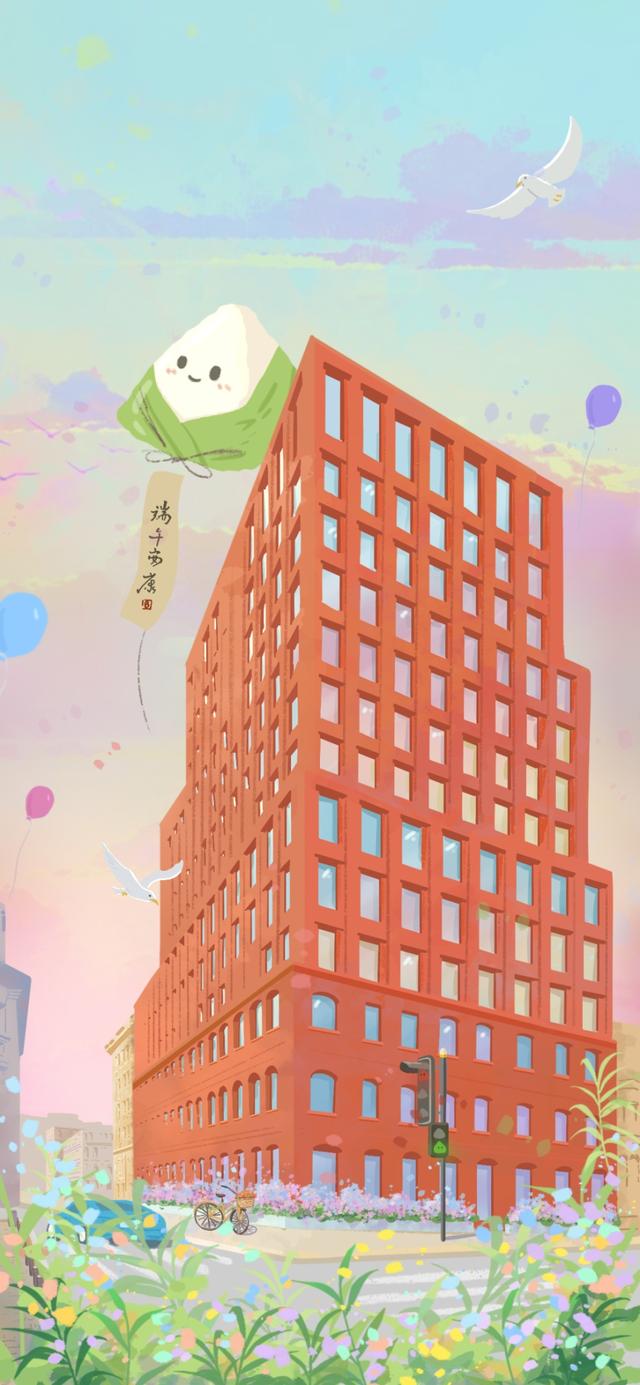 手绘壁纸来一波！以绘画定格洛克·外滩源百年建筑风华