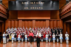因为热爱走上贺绿汀音乐厅的舞台，杨浦少年唱响美育旋律图片