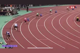 中国男女4×100米接力队双双夺得世锦赛入场券图片