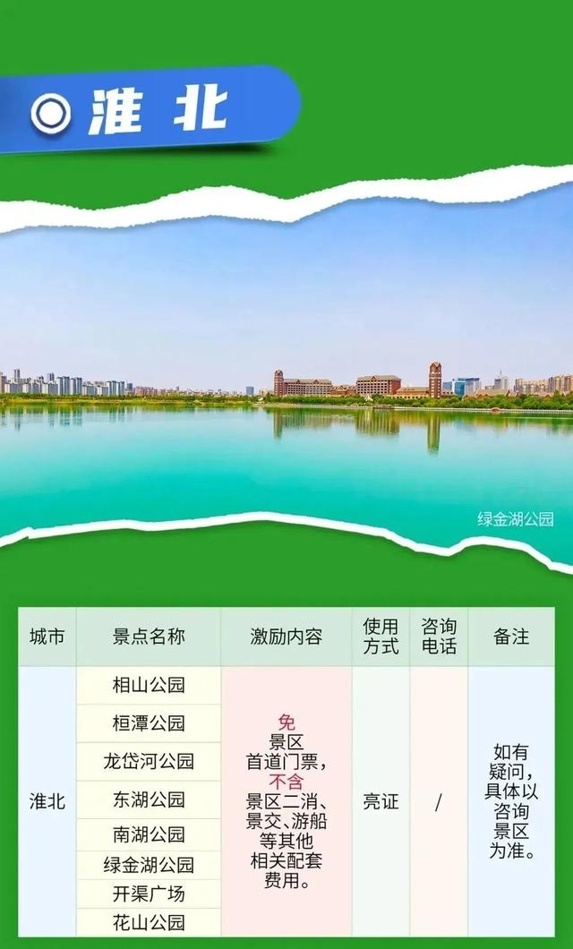 安徽省16市凭此证免费玩！