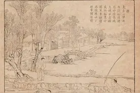 田园耕织的画意诗情图片