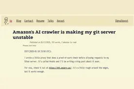 AI爬虫拖垮整个网站！开发者崩溃：禁了整个巴西的访问，才勉强救回来图片