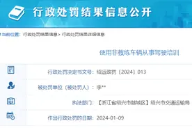 使用非教练车辆从事驾驶培训，罚款500元图片