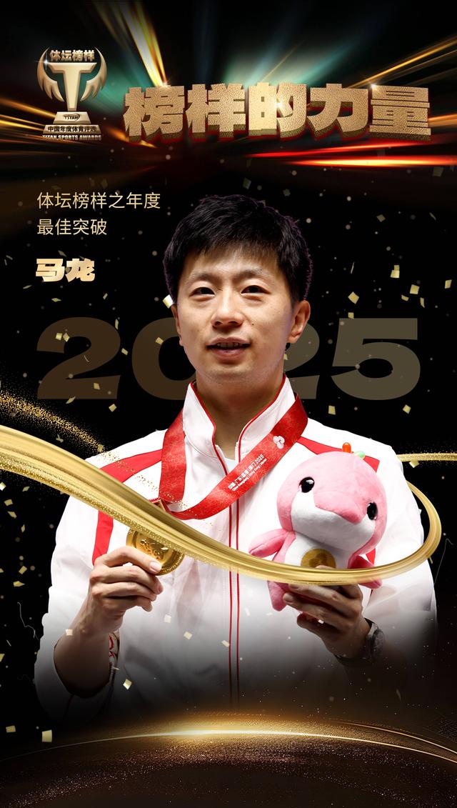 2025体坛榜样年度评选揭晓 王楚钦、孙颖莎分获最佳男女运动员