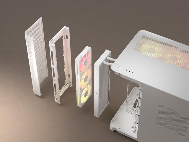 海盗船三腔机箱 AIR 5400 正式发布：玻璃法式门，双气流管道