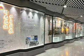 旧物余温，上海这个地铁站“人防”长廊吸引人们驻足停留图片
