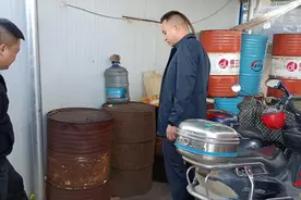 北塔区查处一起非法储存危险化学品行为图片