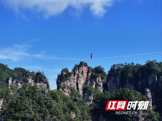 张家界国家森林公园黄石寨景区扁带赛预热赛现场直击