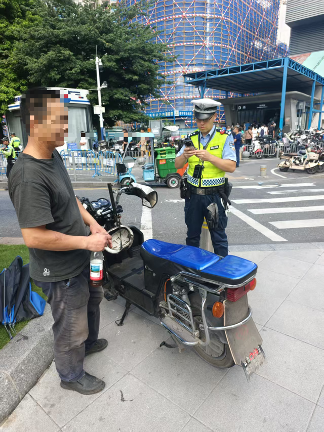 深圳全市严查带篷电动车