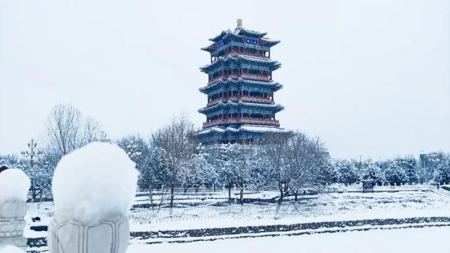 第一波雪后美图请查收！北京各大地标展风采