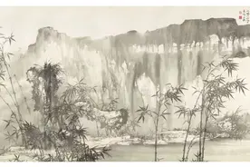 清风觅竹图片