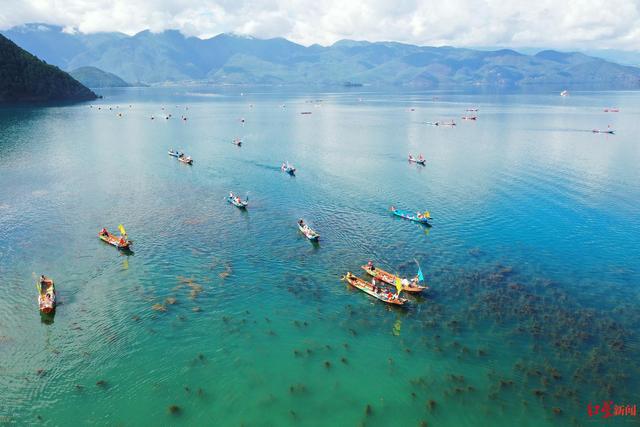 坐猪槽船泛舟泸沽湖，跳甲搓舞感受摩梭文化……凉山州首届泸沽湖转山转海节启幕
